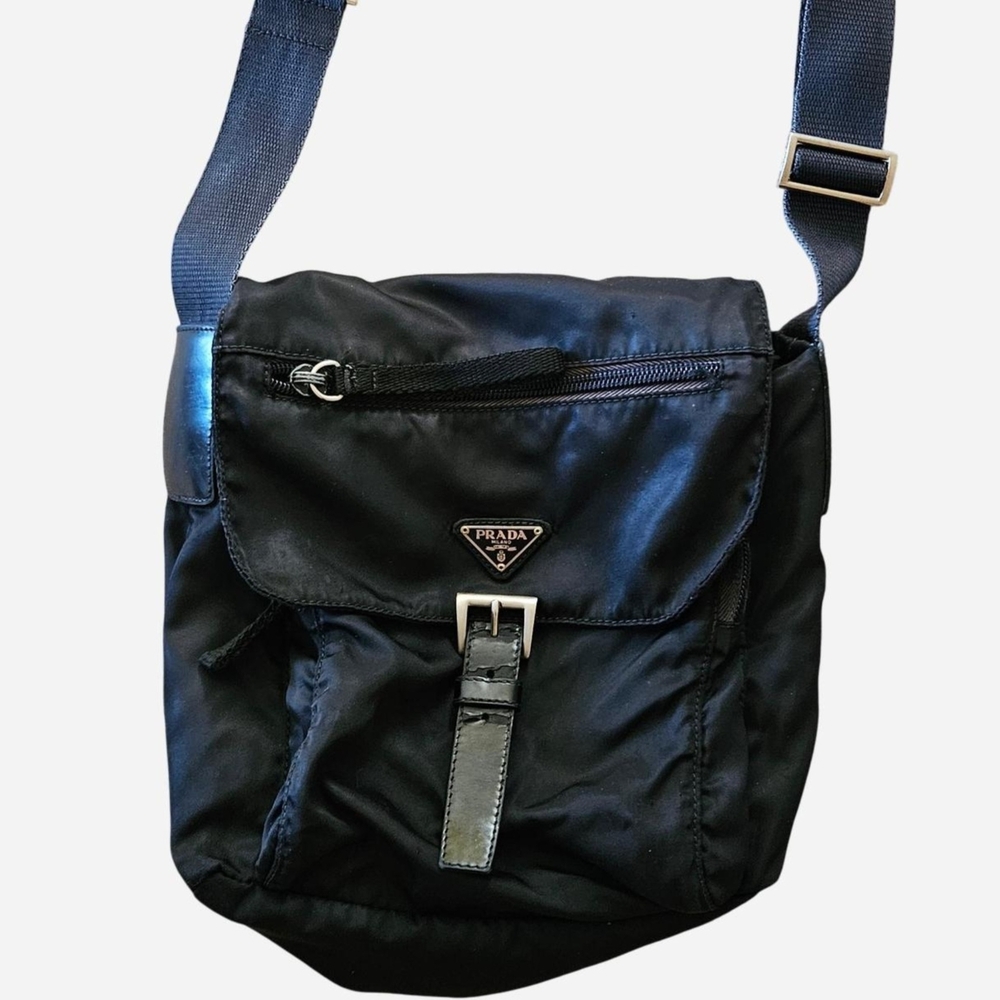 Authentic Prada Black Women's  Shoulder Bag